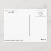 Carte Postale Phare de crochet de Sandy (Dos)