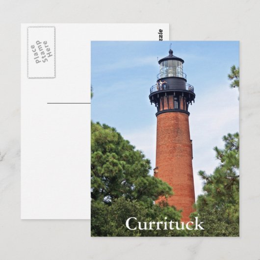 Carte Postale Phare de Currituck (Devant / Derrière)