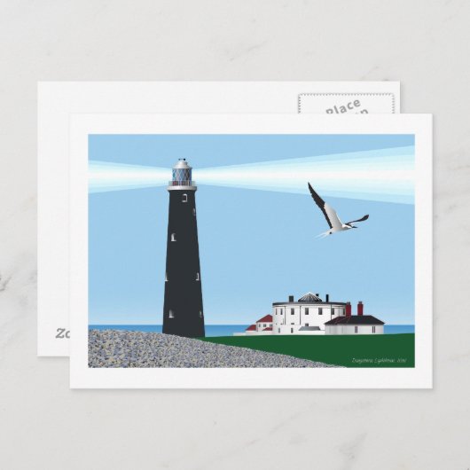 Carte Postale Phare de Dungeoness (Devant / Derrière)