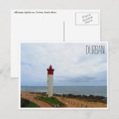 Carte Postale phare de durban Huhlanga (Devant / Derrière)