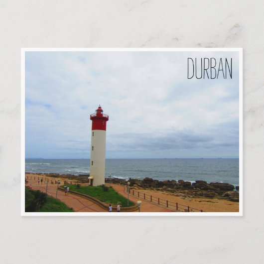 Carte Postale phare de durban Huhlanga (Devant)