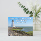 Carte Postale Phare de Fayerweather Island, Connecticut (Debout devant)