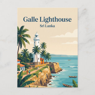 Carte Postale Phare de Galle Sri Lanka