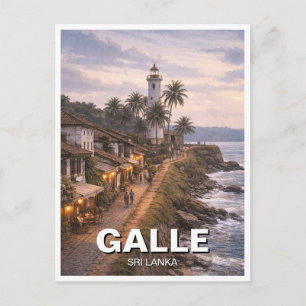 Carte Postale Phare de Galle Sri Lanka