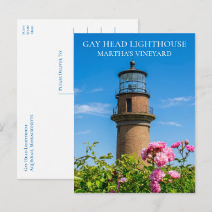 Carte Postale Phare de Gay Head Marthas Vineyard MA