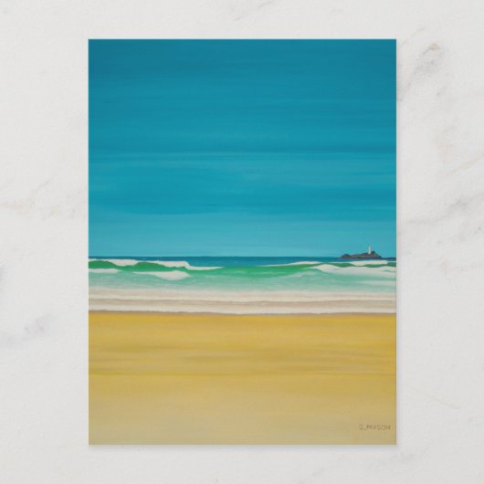 Carte Postale Phare de Godrevy (Gwithian) (Devant)