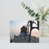 Carte Postale Phare de Grand Haven (Debout devant)