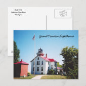 Carte Postale Phare de Grand Traverse (Devant / Derrière)