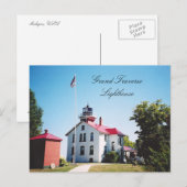 Carte Postale Phare de Grand Traverse (Devant / Derrière)