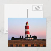 Carte Postale Phare de Happisburgh allumé (Devant / Derrière)