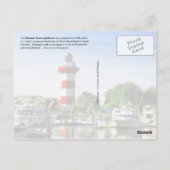 Carte Postale Phare de Harbour Town, Hilton Head Island, SC (Dos)
