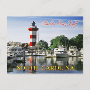 Carte Postale Phare de Harbour Town, Hilton Head Island, SC