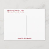 Carte Postale Phare de Harbour Town - Hilton Head Island SC (Dos)