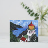 Carte Postale Phare de Heceta Head (Debout devant)