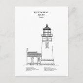 Carte Postale Phare de Heceta Head - Oregon - BD (Devant)
