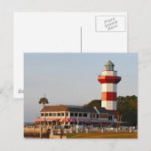 Carte Postale Phare de Hilton Head Island (Devant / Derrière)