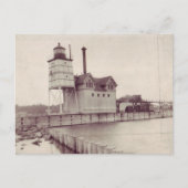 Carte Postale Phare de Holland Harbour 2 (Devant)
