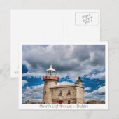 Carte Postale Phare de Howth (Devant / Derrière)