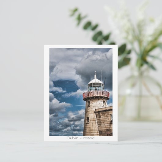Carte Postale Phare de Howth (Debout devant)