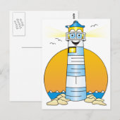 Carte Postale Phare de Jesus Cartoon (Devant / Derrière)