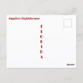 Carte Postale Phare de Jupiter Floride Photographique (Dos)