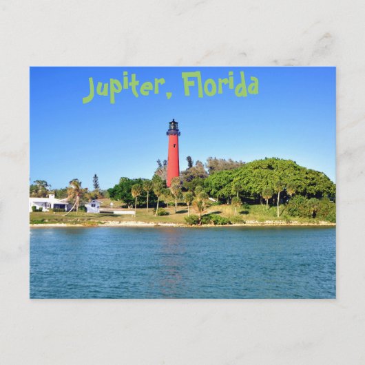 Carte Postale Phare de Jupiter Inlet à Jupiter, Floride (Devant)