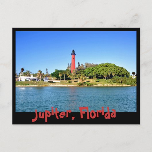 Carte Postale Phare de Jupiter Inlet à Jupiter, Floride (Devant)