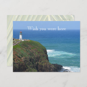 Carte Postale Phare de Kauai Hawaii Kilauea
