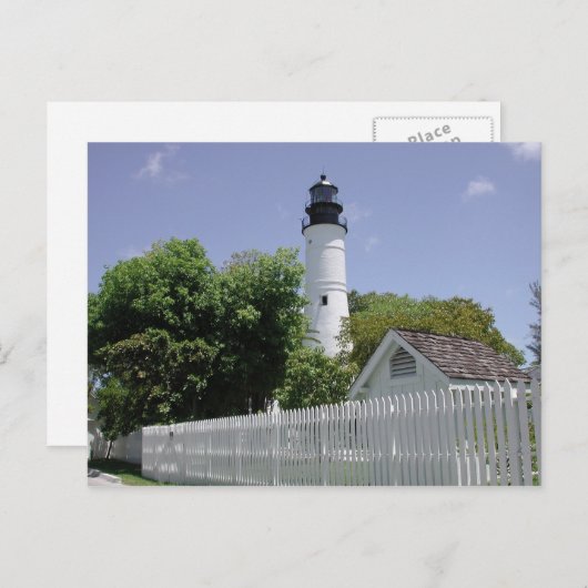 Carte Postale Phare de Key West Florida (Devant / Derrière)