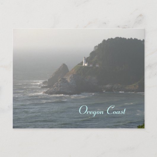 Carte Postale Phare de la côte de l'Oregon (Devant)