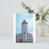 Carte Postale Phare de La Farola à Malaga en Espagne (Debout devant)