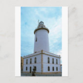 Carte Postale Phare de La Farola à Malaga en Espagne (Devant)
