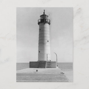 Carte Postale Phare de la jetée du mont Sheboygan, Wisconsin, 19