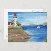 Carte Postale Phare de la mer (Devant / Derrière)