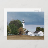 Carte Postale Phare de la Pointe Aux Barques (Devant / Derrière)