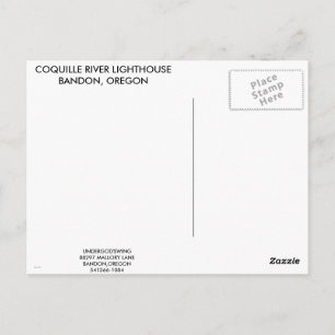 Carte Postale Phare de la rivière Coquille