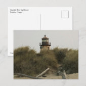 Carte Postale Phare de la rivière Coquille, OR (Devant / Derrière)