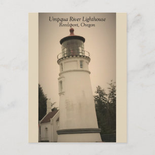 Carte Postale Phare de la rivière Umpqua, OU