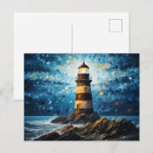 Carte Postale Phare de Lansjsendori (Devant / Derrière)
