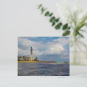 Carte Postale Phare de l'entrée de Hillsboro sur mesure (Debout devant)