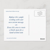 Carte Postale Phare de l'entrée de Hillsboro sur mesure (Dos)