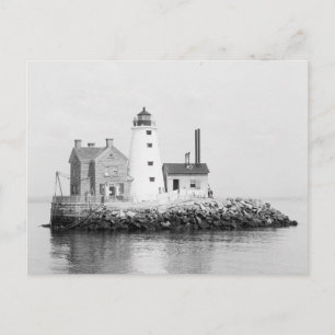 Carte Postale Phare de l'île, 1896