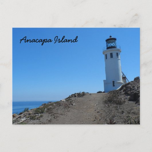 Carte Postale Phare de l'île d'Anacapa (Devant)