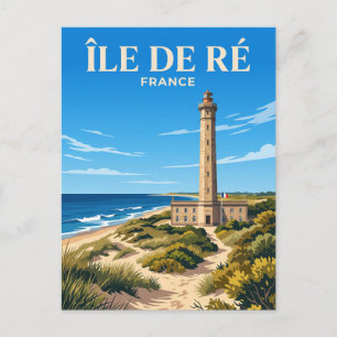 Carte Postale Phare de l'Île de Ré France