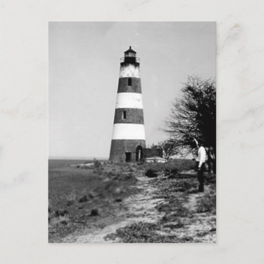 Carte Postale Phare de l'île de Sapelo (Devant)