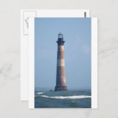 Carte Postale Phare de l'île Morris (Devant / Derrière)