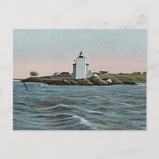 Carte Postale Phare de l'île néerlandaise (Devant)