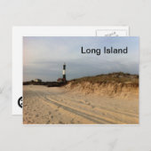 Carte Postale Phare de Long Island 2 (Devant / Derrière)