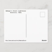 Carte Postale Phare de Makapu'u Point (Dos)