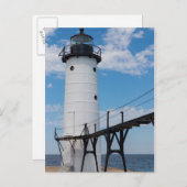 Carte Postale Phare de Manistee (Devant / Derrière)